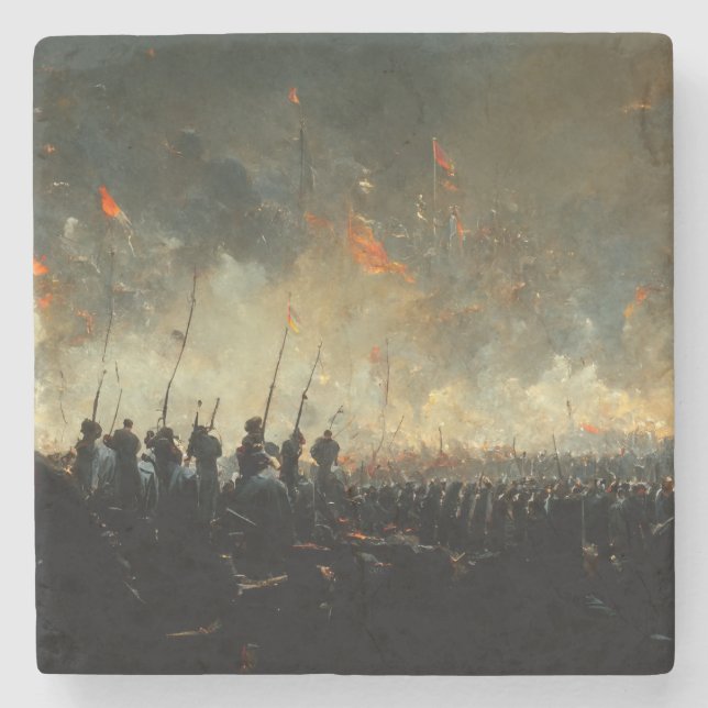 Victory Stone Coaster (Front)