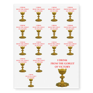 VICTORY TEMPORARY TATTOOS