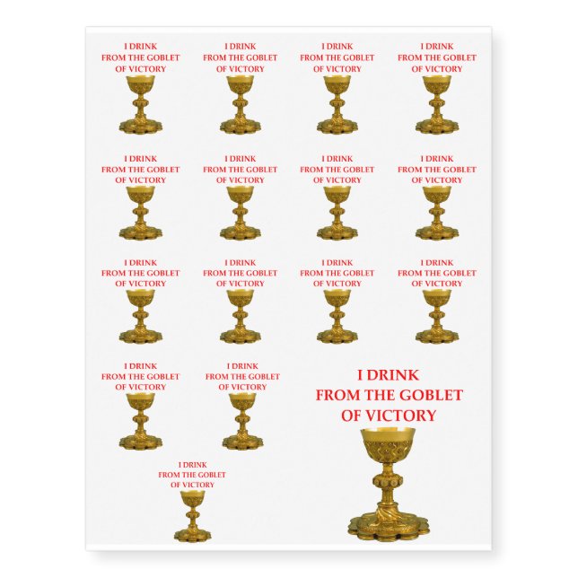 VICTORY TEMPORARY TATTOOS (Front)