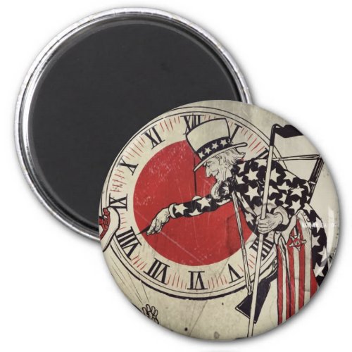 Victory Through Daylight Savings Time WWII Magnet