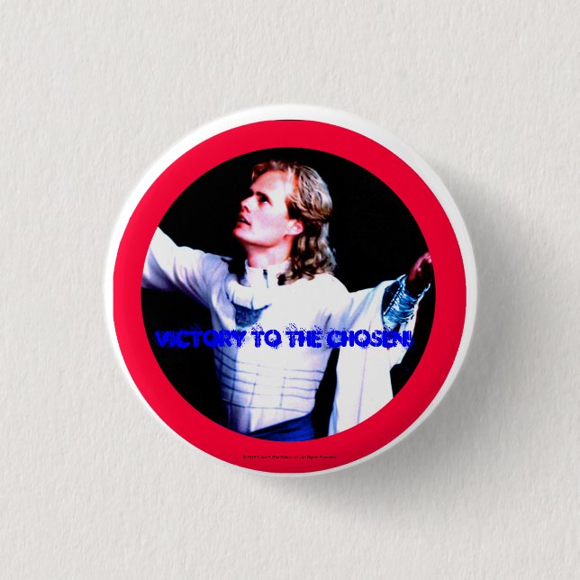Victory To The Chosen Pinback Button (Front)