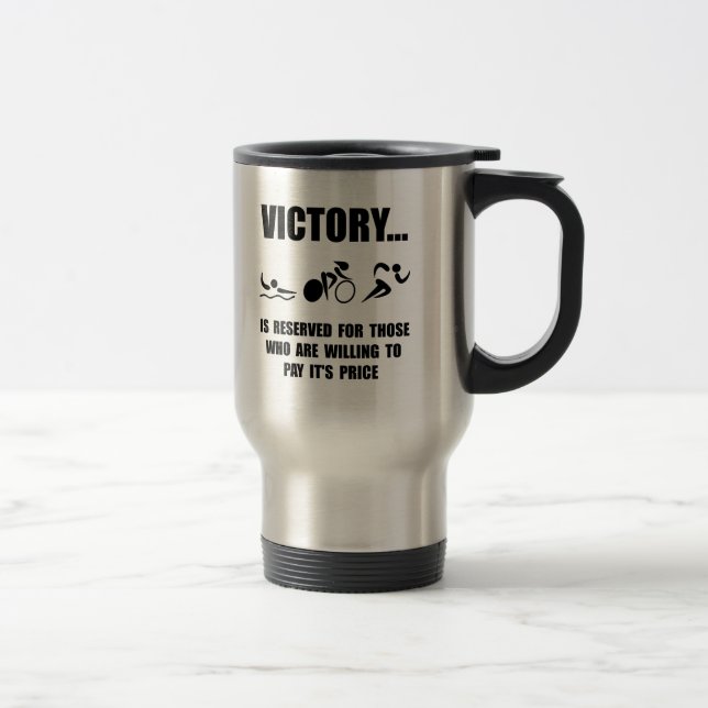Victory Triathlon Travel Mug (Right)