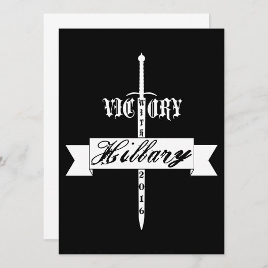 Victory with Hillary - 2016 (Front/Back)