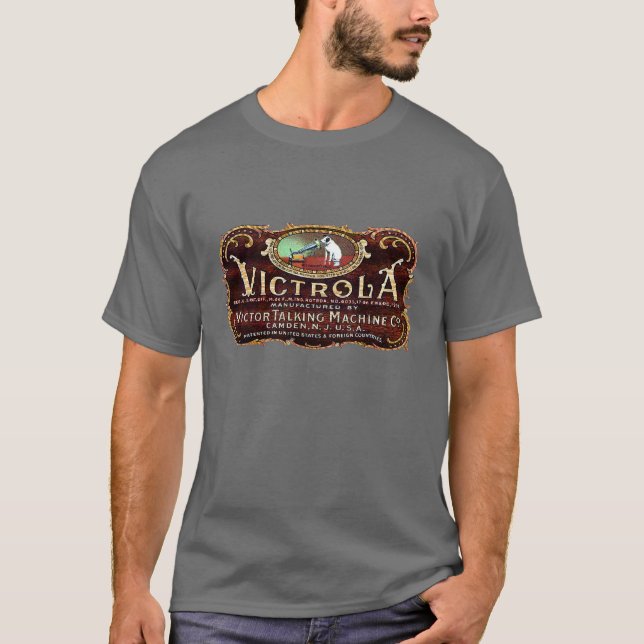 Victrola Talking Machine T-Shirt (Front)