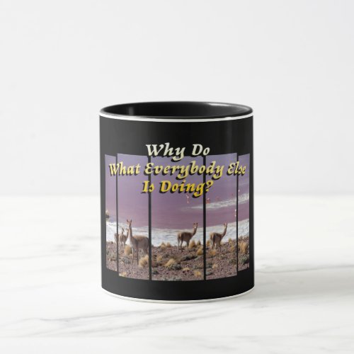 Vicua Guanaco Lover _ Travel Adventure Quote Mug