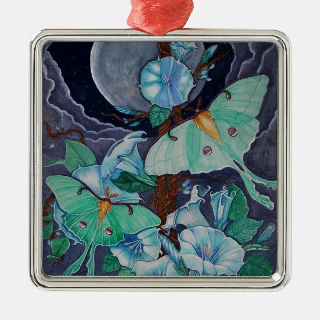 Vida de la Luna Metal Ornament (Front)