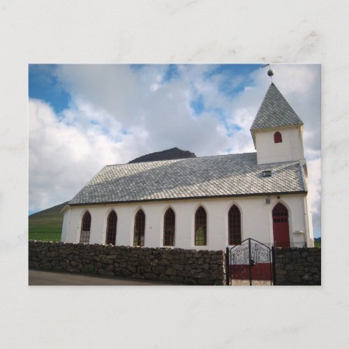 Vidareidi Faroe Islands Postcard
