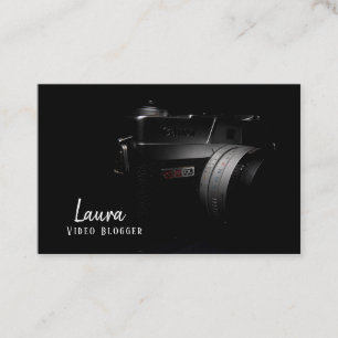 Video Blogger Business Card
