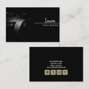 Video Blogger Business Card