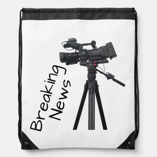Video camera drawstring bag (Front)