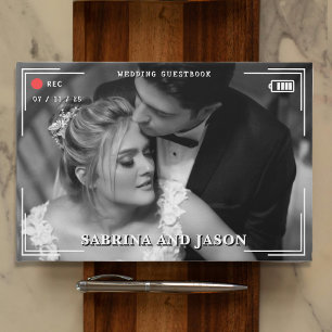 Video Camera Photo Wedding Guest Book