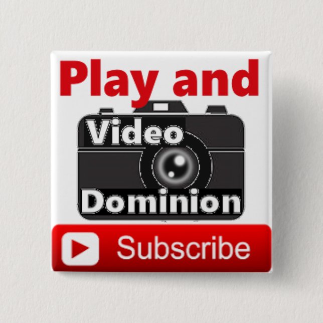 Video Dominion YouTube Subscribe and Play Button (Front)