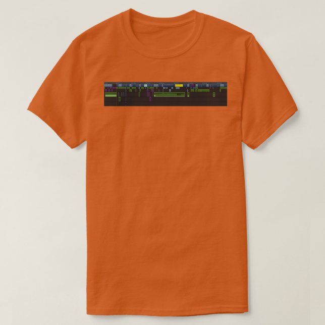 video editing timeline video editor T-Shirt (Design Front)