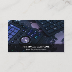 Video editor visual effects specialist digital art business card