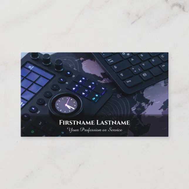 Visual Fx Card Video editor visual effects specialist digital art business card | Zazzle