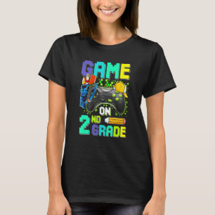 Video Game 2nd Grade First Day Of School Gamer Boy T-Shirt