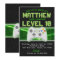 Video Game Birthday Party Invitation Invite