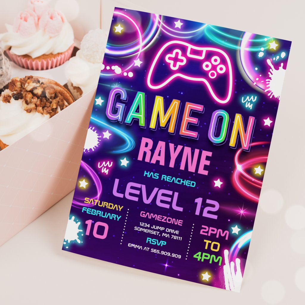 Video game party invitations ideas. Check out this list of Video Game Party ideas. Includes video gamer birthday party ideas for favors, food, decorations and more