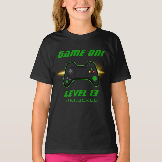 Video Game Birthday Party T-Shirt (Front)