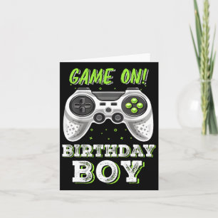 Video Game Boy Birthday Party Decorations Time To Card