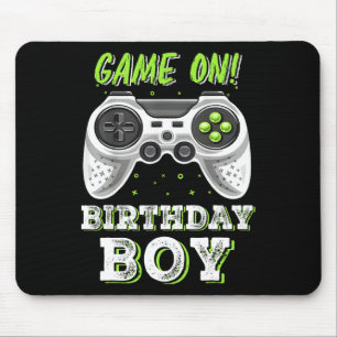 Video Game Boy Birthday Party Decorations Time To Mouse Pad