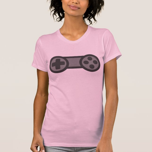 Video Game Breast Controller T-Shirt (Front)