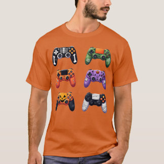 Video Game Bruh Retro Halloween Gaming Controller  T-Shirt
