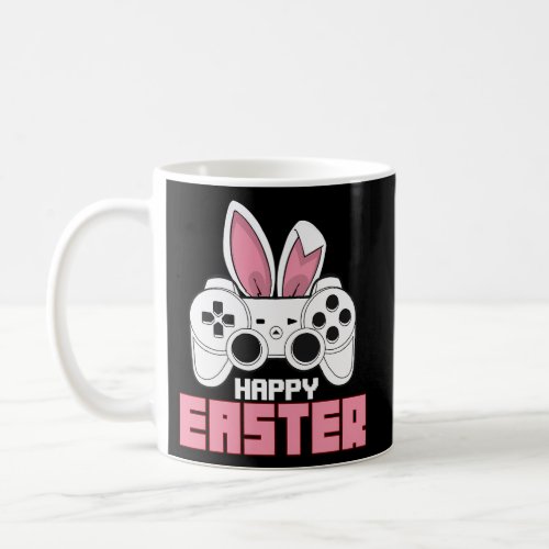 Video Game Bunny Controller Happy Easter Gamer Coffee Mug