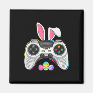 Video Game Bunny Eggs Costume Easter Day Boys Kids Magnet