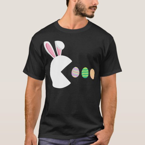 Video Game Bunny Eggs Easter Gamer Kids Boys Men G T_Shirt