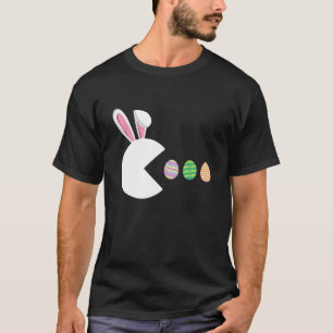 Video Game Bunny Eggs Funny Easter Gamer Kid Boys T-Shirt