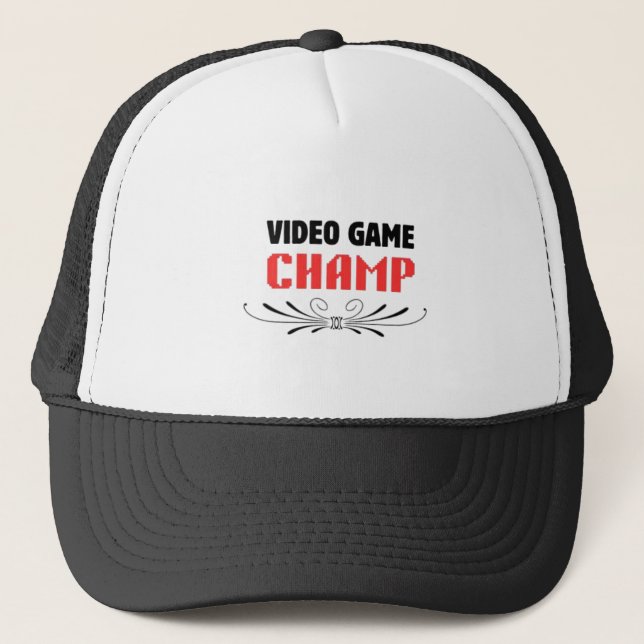 Video Game Champ Trucker Hat (Front)