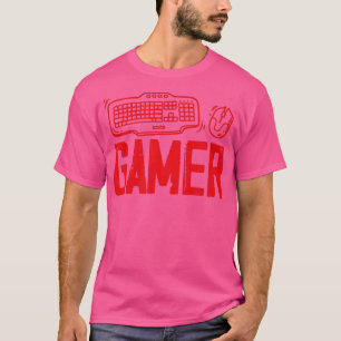 Video Game Computer PC Online Gaming Keyboard T-Shirt