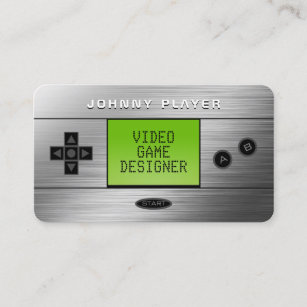 Gamer for Life, Video Game Developer, Designer Business Card