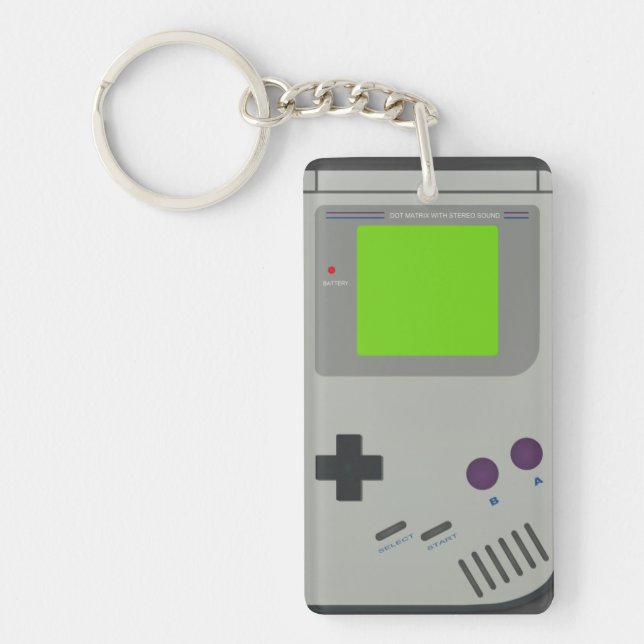 video game console keychain (Front)