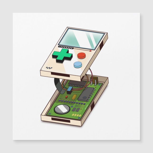 Video game console pattern. (Front)