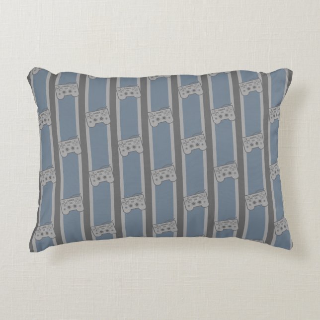 Video Game Controller Accent Pillow (Front)