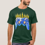 Video Game Controller Chanukah Menorah Candelabra  T-Shirt<br><div class="desc">Video Game Controller Chanukah Menorah Candelabra Hanukkah  .</div>
