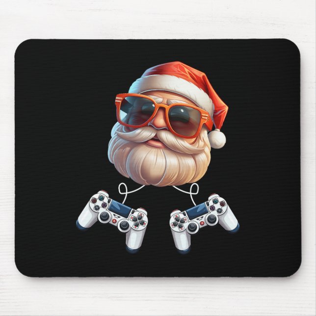 Video Game Controller Christmas Gamer Gaming Enthu Mouse Pad (Front)