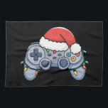 Video Game Controller Christmas Santa Hat Gamer Kitchen Towel<br><div class="desc">Video Game Controller Christmas Santa Hat Gamer</div>
