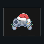 Video Game Controller Christmas Santa Hat Gamer Postcard<br><div class="desc">Video Game Controller Christmas Santa Hat Gamer</div>