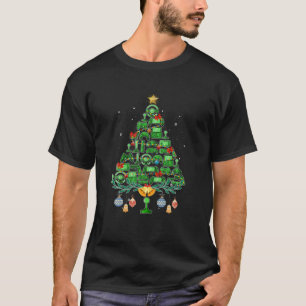 Video Game Controller Christmas Tree For Gamer T-Shirt