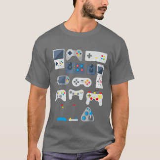 Video Game Controller Console Handheld Gaming Game T-Shirt