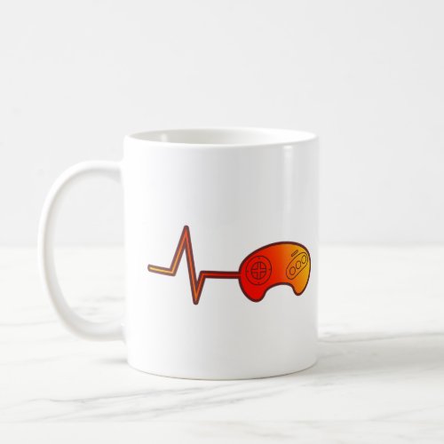 Video game controller Heartbeat  Coffee Mug