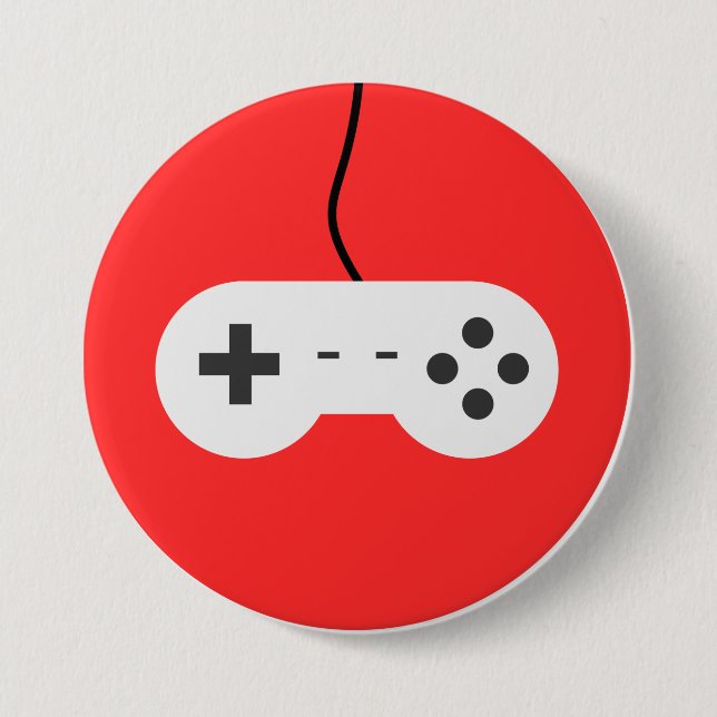 Video Game Controller Icon Button (Front)
