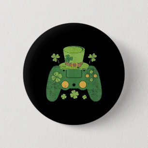 Video Game Controller Irish Gamer Boys Happy St Pa Button