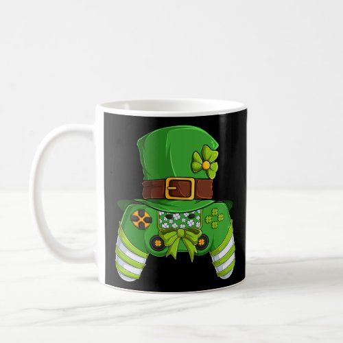 Video Game Controller Irish Gamer Boys Men St Patr Coffee Mug