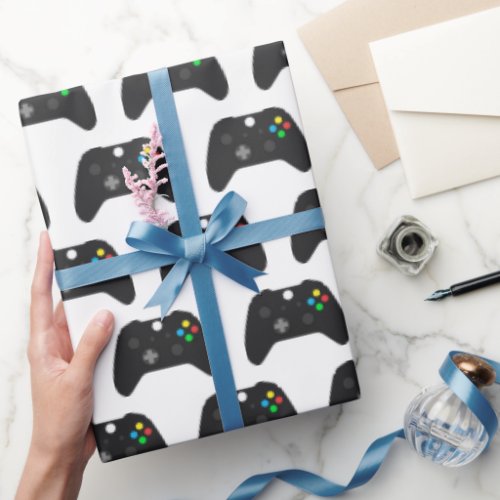 Video Game Controller Party Wrapping Paper