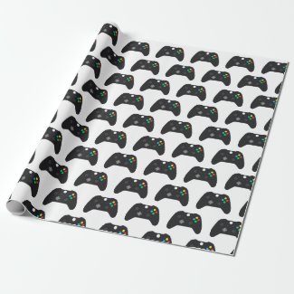 Video Game Controller Party Wrapping Paper