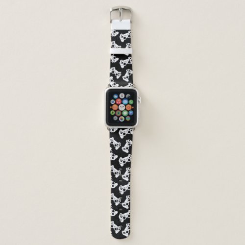Video Game Controller Pattern Apple Watch Band